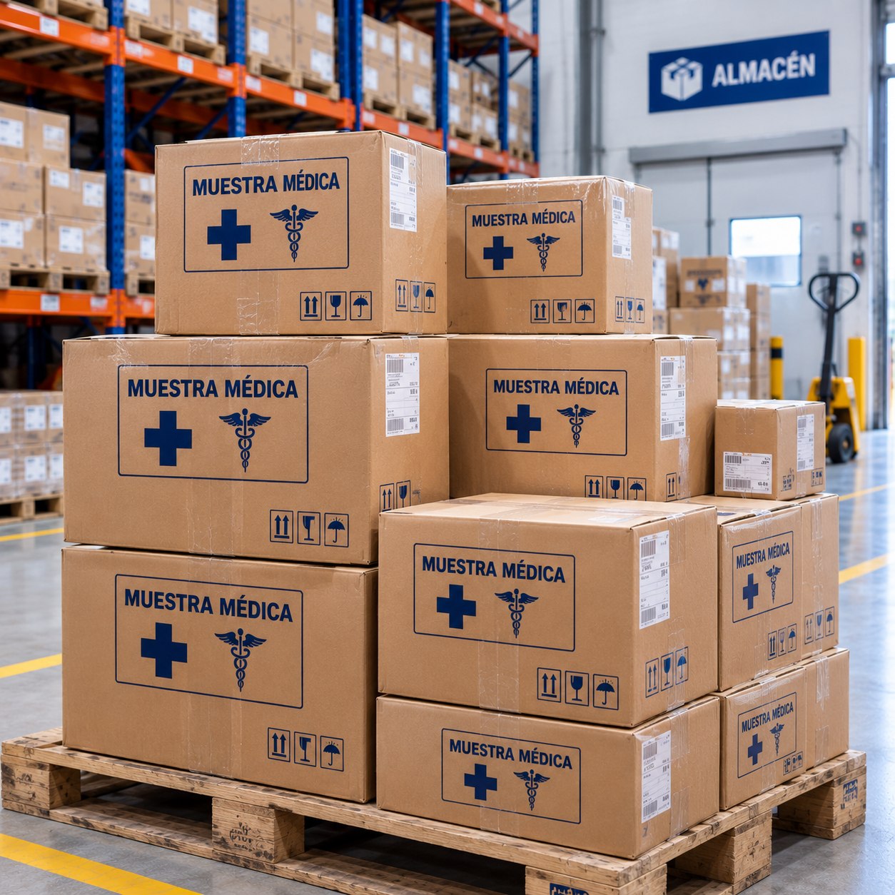 Entrega de muestra médica y medicamentos